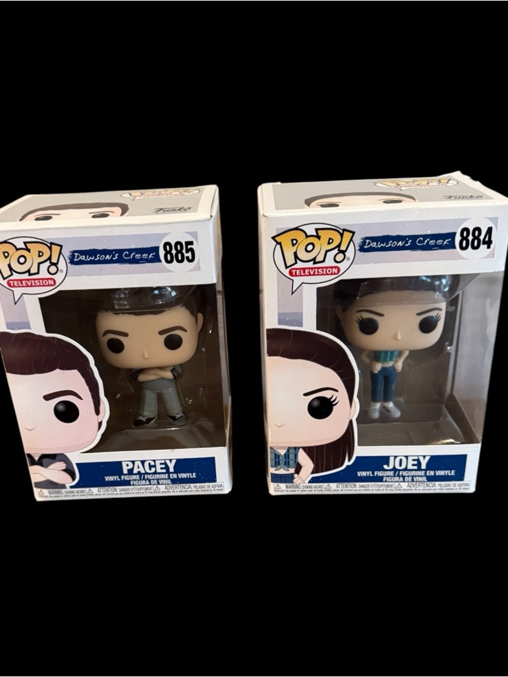 Pop! TV Dawson's Creek Series 1 Joey Potter #884 Pacey #885 Vinyl Figure